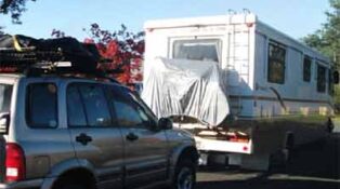 Grey nomad characters of the road