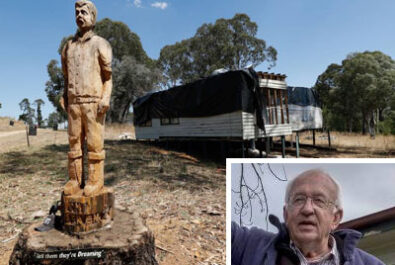 The Castle House in a caravan park