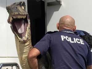 Dinosaur stolen