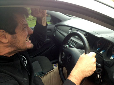 Grey nomads affeced by road rage. Maddy Gough