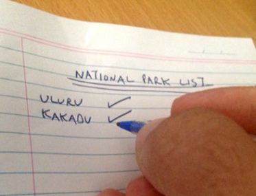 National park challenge for grey nomads