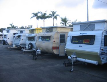 Grey nomads and buying caravans on a Sunday