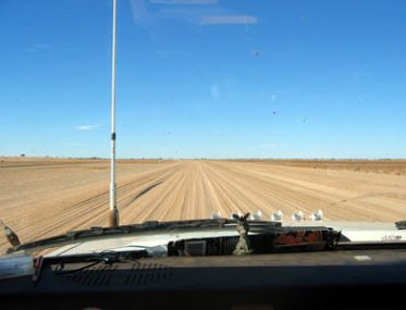Boring Australian road