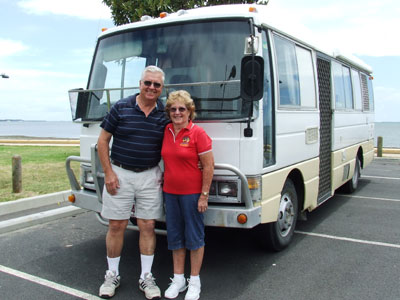 Grey nomads and motorhome