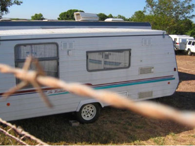 Concerns over grey nomad caravan security