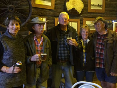Grey nomads love to meet locals