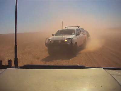 Outback driving