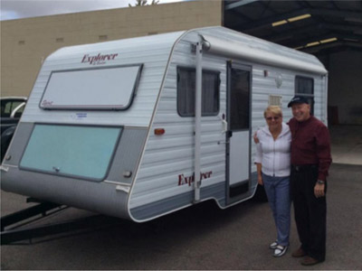Grey nomads staying put