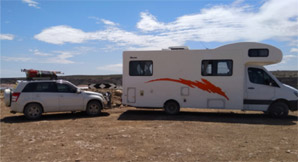 grey nomads and motorhome