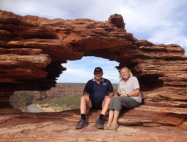 Grey nomads at Kalbarri National Park