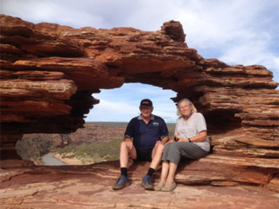 Grey nomads at Kalbarri National Park