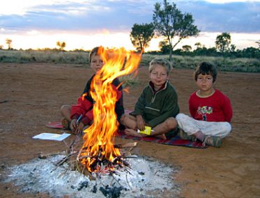 camping kids