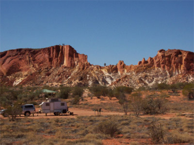 Grey nomads and choosing a campsite