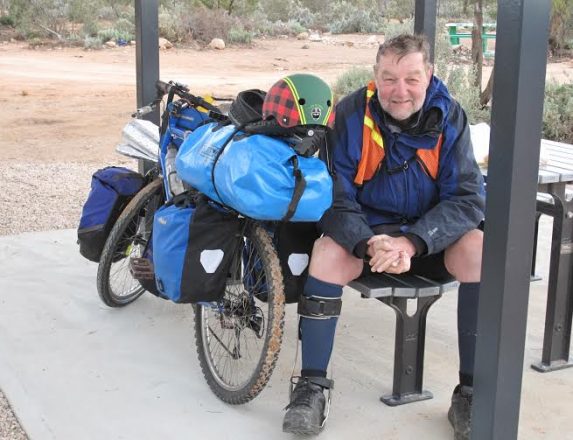 Grey nomads cycling around Australia