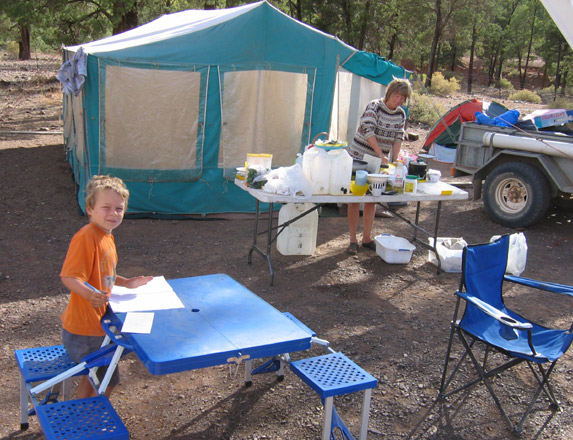 messy campsites