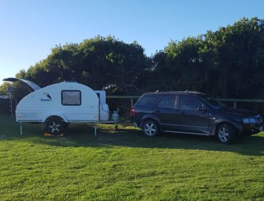 slowing down saves fuel for caravanners