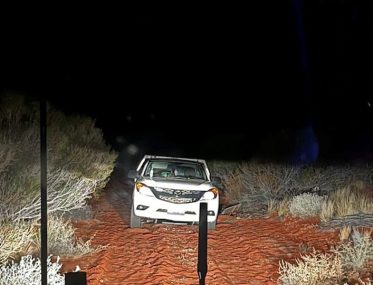 Vehicle bogged in the outback