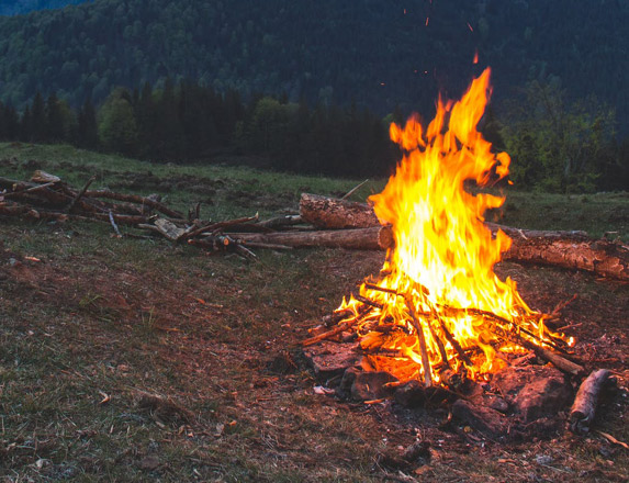 Campfire warning