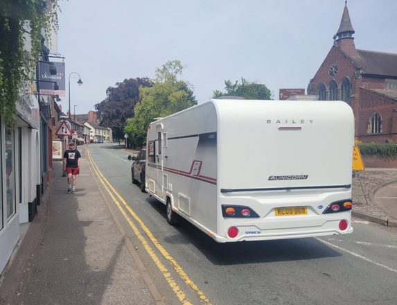 Caravan towing in the UK