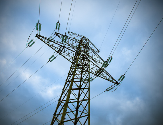 Electric pylons in national parks