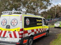 Ambulance at caravan accident